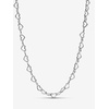 image:imagePANDORA Moments Linked Hearts Collier Necklace  Gift for Women  Includes Gift Box  Size 177Sterling silver