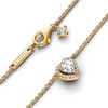image:imagePANDORA Timeless Sparkling Heart Collier Necklace  14K GoldPlated Necklace with Cubic Zirconia  Jewelry for Women  Includes Gift Box  177
