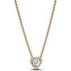 image:imagePANDORA Timeless Sparkling Heart Collier Necklace  14K GoldPlated Necklace with Cubic Zirconia  Jewelry for Women  Includes Gift Box  177