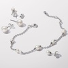 image:imagePANDORA Timeless Treated Freshwater Cultured Pearl 45mm Stud Earrings  Sterling Silver Earrings with Treated Freshwater Cultured Pearl  Jewelry for Women  Includes Gift Box