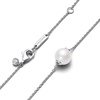 image:imagePANDORA Treated Freshwater Cultured Pearl Collier Necklace  Sterling Silver Necklace with Treated Freshwater Cultured Pearl amp Cubic Zirconia for Women  Gift for Women  Includes Gift Box  177