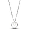 image:imagePANDORA Treated Freshwater Cultured Pearl amp Pav Collier Necklace  Sterling Silver Necklace with Treated Freshwater Cultured Pearl amp Cubic Zirconia  Jewelry for Women  Includes Gift Box  177