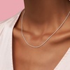 image:imagePandora Classic Cable Chain Necklace  Thin Necklace Chain with Lobster Clasp  Great Gift for Women  Sterling Silver Adjustable Chain Necklace  Comes with Gift Box315 inches