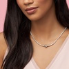 image:imagePandora Classic Snake Chain Charm Necklace  Gift for Her  Sterling Silver with Embossed Ball Clasp Necklace  With Gift Box177 inches