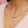 image:imagePandora Classic Snake Chain Charm Necklace  Gift for Her  Sterling Silver with Embossed Ball Clasp Necklace  With Gift Box177 inches