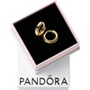 image:imagePANDORA Essence Round Huggie Hoop Earrings  14k GoldPlated Earrings  Gift for Women  Includes Gift Box