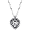 image:imagePANDORA Sparkling Heart Halo Pendant Necklace  Sterling Silver Necklace with Cubic Zirconia for Women  PANDORA Timeless Jewelry  Gift for Women  Includes Gift Box  177