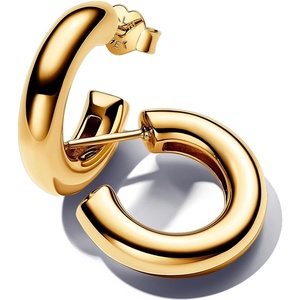 image:imagePANDORA Essence Round Open Hoop Earrings  14k GoldPlated Earrings  Gift for Her  Includes Gift Box