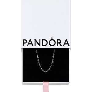 image:imagePANDORA Moments Linked Hearts Collier Necklace  Gift for Women  Includes Gift Box  Size 177Sterling silver