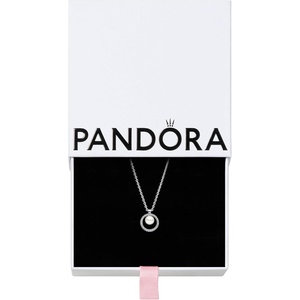 image:imagePANDORA Treated Freshwater Cultured Pearl amp Pav Collier Necklace  Sterling Silver Necklace with Treated Freshwater Cultured Pearl amp Cubic Zirconia  Jewelry for Women  Includes Gift Box  177