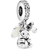 image:imagePANDORA Baby Teddy Bear Dangle Charm  Gift for Her  Compatible with PANDORA Moments  Sterling Silver with Cubic Zirconia amp Enamel  With Gift Box