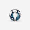 image:imagePANDORA Blue Globe Clip Charm  Gift for Her  Compatible with PANDORA Moments  Sterling Silver with Enamel  With Gift Box