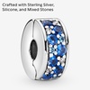 image:imagePANDORA Blue Pav Clip Charm  PANDORA Bracelet Charm for PANDORA Moments Bracelets  Stunning Womens Jewelry  Gift for Women  Made with Sterling Silver amp Cubic Zirconia With Gift Box