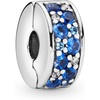 image:imagePANDORA Blue Pav Clip Charm  PANDORA Bracelet Charm for PANDORA Moments Bracelets  Stunning Womens Jewelry  Gift for Women  Made with Sterling Silver amp Cubic Zirconia With Gift Box