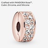 image:imagePANDORA Clear Pav Clip Charm Bracelet Charm Moments Bracelets  Stunning Womens Jewelry  Gift for Women in Your Life  Made Rose amp Cubic Zirconia With Gift Box