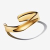 image:imagePANDORA Essence Organically Shaped Broad Open Bangle  14k GoldPlated Bangle  Bracelet for Women  Includes Gift Box16