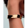 image:imagePANDORA Essence Organically Shaped Broad Open Bangle  14k GoldPlated Bangle  Bracelet for Women  Includes Gift Box19