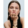 image:imagePANDORA Essence Organically Shaped Open Bangle  14k GoldPlated Bangle  Bracelet for Women  Includes Gift Box175