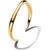 image:imagePANDORA Essence Organically Shaped Open Bangle  14k GoldPlated Bangle  Bracelet for Women  Includes Gift Box19