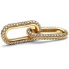 image:imagePANDORA ME Styling Pav Double Link  Jewelry for Women  Includes Gift Box14k goldplated unique metal blend