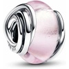 image:imagePANDORA Moments Encircled Pink Murano Glass Charm  Sterling Silver with Murano Glass  Jewelry for Women  Includes Gift Box
