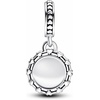 image:imagePANDORA Moments Engravable Disc amp Hearts Dangle Charm  14K Rose GoldPlated Sterling Silver Charm with Cubic Zirconia  Jewelry for Women  Includes Gift Box