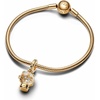 image:imagePANDORA Moments Heart Snowflake Snow Globe Dangle Charm  14K GoldPlated Charm with Cubic Zirconia amp Glass  Jewelry for Women  Includes Gift Box