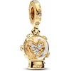 image:imagePANDORA Moments Heart Snowflake Snow Globe Dangle Charm  14K GoldPlated Charm with Cubic Zirconia amp Glass  Jewelry for Women  Includes Gift Box