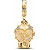 image:imagePANDORA Moments Heart Snowflake Snow Globe Dangle Charm  14K GoldPlated Charm with Cubic Zirconia amp Glass  Jewelry for Women  Includes Gift Box