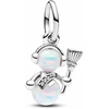 image:imagePANDORA Moments Opalescent Snowman Dangle Charm  Sterling Silver Charm with ManMade Opal  Jewelry for Women  Includes Gift Box
