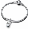 image:imagePANDORA Moments Opalescent Snowman Dangle Charm  Sterling Silver Charm with ManMade Opal  Jewelry for Women  Includes Gift Box