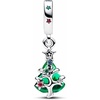 image:imagePANDORA Moments Sparkling Christmas Tree Dangle Charm  Sterling Silver Charm with ManMade Crystal amp Enamel  Jewelry for Women  Includes Gift Box