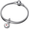 image:imagePANDORA Moments Stethoscope Engravable Dangle Charm  Sterling Silver Charm with Enamel  Jewelry for Women  Includes Gift Box