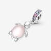 image:imagePANDORA Murano Glass Pink Sea Turtle Dangle Charm  Gift for Her  Compatible with PANDORA Moments  Sterling Silver with Murano Glass amp ManMade Crystals  With Gift Box