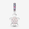 image:imagePANDORA Murano Glass Pink Sea Turtle Dangle Charm  Gift for Her  Compatible with PANDORA Moments  Sterling Silver with Murano Glass amp ManMade Crystals  With Gift Box