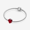 image:imagePANDORA Seeded Strawberry Fruit Charm  Compatible PANDORA Moments  Gift for Her  Sterling Silver amp Enamel  With Gift Box