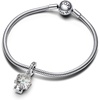 image:imagePANDORA Snowflake Snow Globe Dangle Charm  Compatible with PANDORA Moments  Jewelry for Women  Gift for Her  Sterling Silver amp Cubic Zirconia  With Gift Box