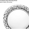 image:imagePANDORA Sparkling Button Charm  Compatible Moments  Jewelry for Women  Gift for Her  Made with Sterling Silver amp Cubic Zirconia  With Gift Box