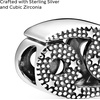 image:imagePANDORA Sparkling Cancer Zodiac Charm  Gift for Her  Compatible with PANDORA Moments  Sterling Silver with Cubic Zirconia  With Gift Box