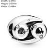 image:imagePANDORA Sparkling Cancer Zodiac Charm  Gift for Her  Compatible with PANDORA Moments  Sterling Silver with Cubic Zirconia  With Gift Box