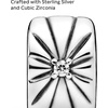 image:imagePANDORA Sparkling Sunburst Clip Charm  Gift for Her  Compatible Moments  Sterling Silver with Cubic Zirconia  With Gift Box