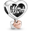 image:imagePANDORA Thank You Mum Heart Charm  Gift for Her  Compatible Moments Rose amp Sterling Silver  with Gift Box