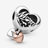 image:imagePANDORA Thank You Mum Heart Charm  Gift for Her  Compatible Moments Rose amp Sterling Silver  with Gift Box