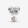 image:imagePANDORA Thank You Mum Heart Charm  Gift for Her  Compatible Moments Rose amp Sterling Silver  with Gift Box