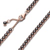 image:imagePANDORA Timeless Black Sparkling Tennis Bracelet  14K Rose GoldPlated Unique Metal Blend with ManMade Crystal  Jewelry for Women  Includes Gift Box200 Centimeters