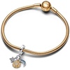 image:imagePANDORA TwoTone Celestial Triple Dangle Charm  Compatible with PANDORA Moments  Gift for Her  Stunning Womens Jewelry  Sterling Silver amp 14k Gold with Blue Crystals  With Gift Box