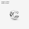image:imagePandora Alphabet Charm  Compatible Moments  Gift for Her  Made with Sterling Silver  with Gift BoxLetter C