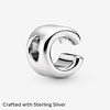 image:imagePandora Alphabet Charm  Compatible Moments  Gift for Her  Made with Sterling Silver  with Gift BoxLetter C