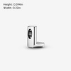 image:imagePandora Alphabet Charm  Compatible Moments  Gift for Her  Made with Sterling Silver  with Gift BoxLetter L