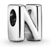 image:imagePandora Alphabet Charm  Compatible Moments  Gift for Her  Made with Sterling Silver  with Gift BoxLetter N